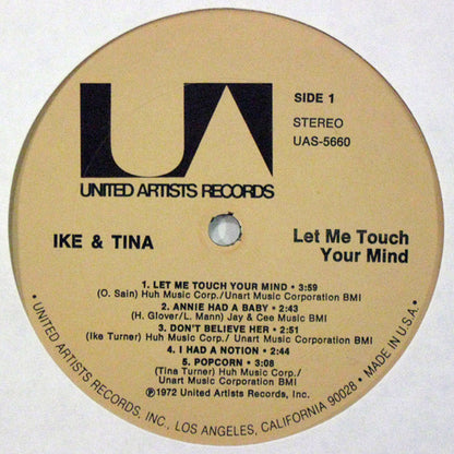 Ike & Tina Turner : Let Me Touch Your Mind (LP, Album, Gim)