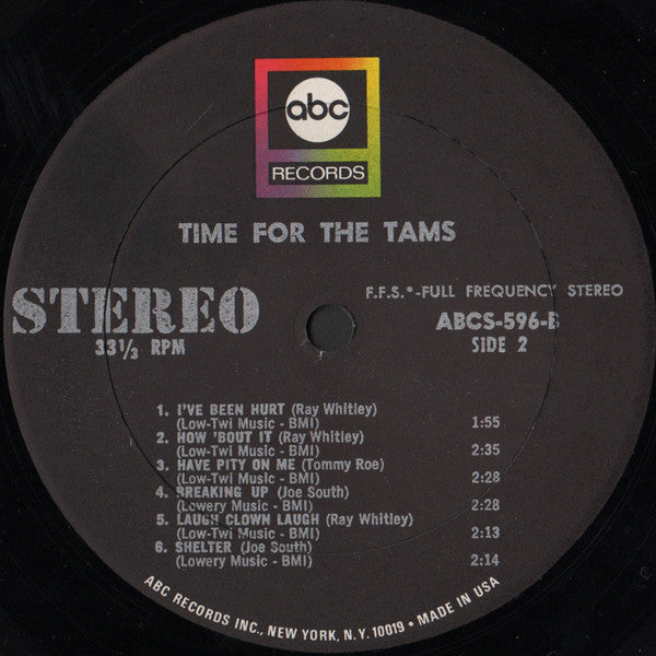 The Tams : Time For The Tams (LP, Album)