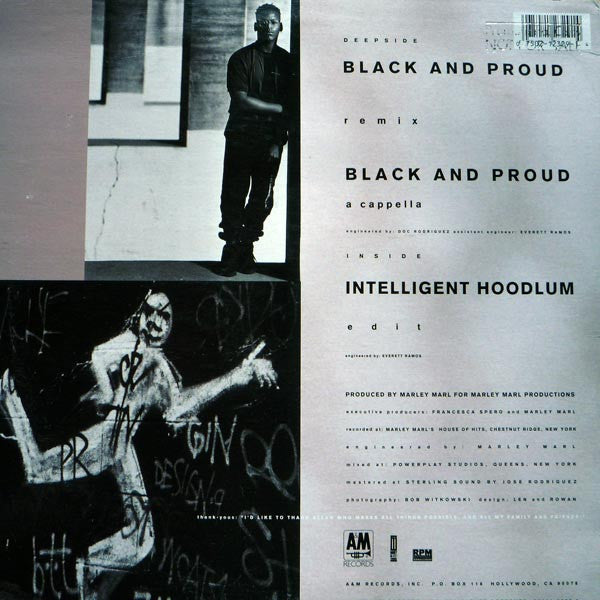 Intelligent Hoodlum : Black And Proud / Intelligent Hoodlum (12", Single, Promo)