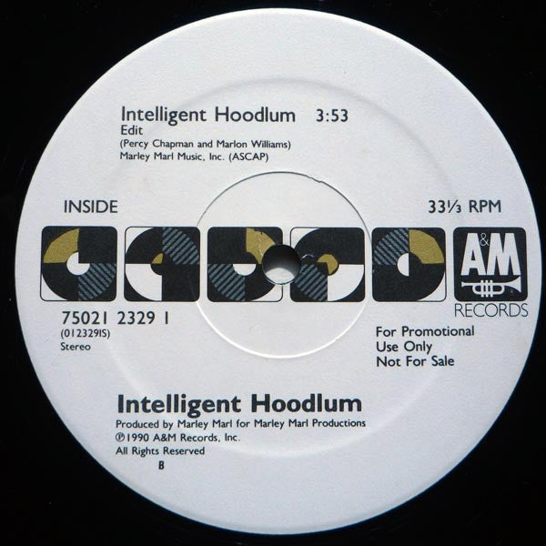 Intelligent Hoodlum : Black And Proud / Intelligent Hoodlum (12", Single, Promo)