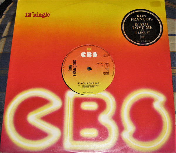 Ron Francois : If You Love Me (12")