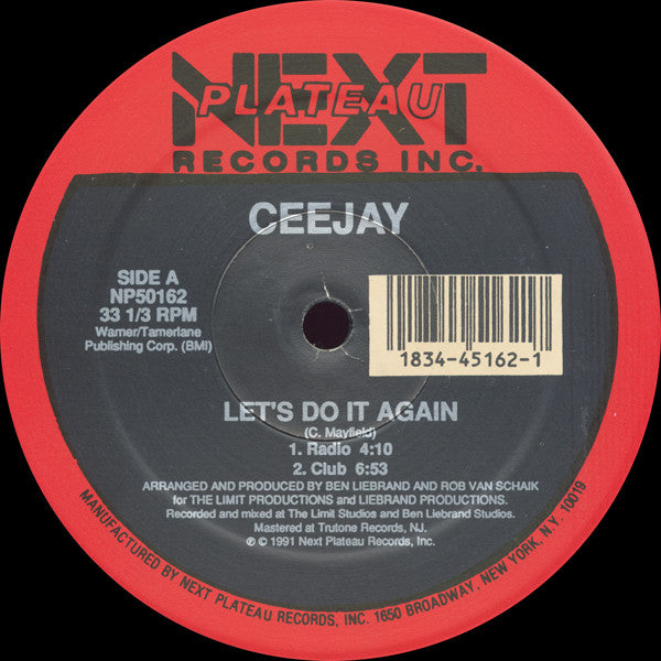 Ceejay : Let's Do It Again (12")