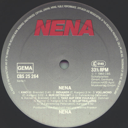 Nena : Nena (LP, Album)