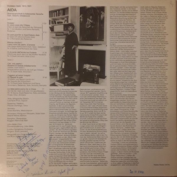 Giuseppe Verdi, Placido Domingo, Leontyne Price, Sherrill Milnes : Aida - Opernquerschnitt (LP, Album, Comp, RP)