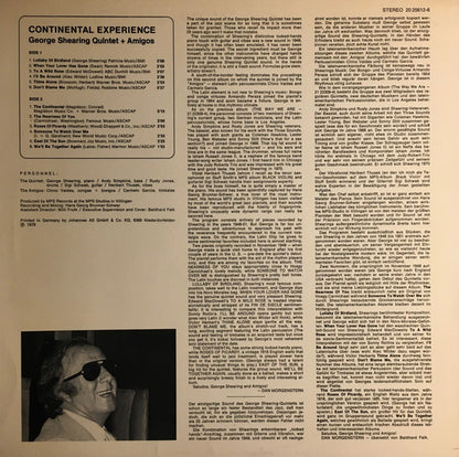 George Shearing, George Shearing Quintet + Amigos : Continental Experience (LP, Album)