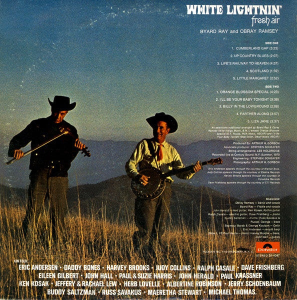 White Lightnin' : Fresh Air (LP, Album)