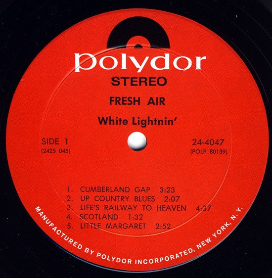 White Lightnin' : Fresh Air (LP, Album)