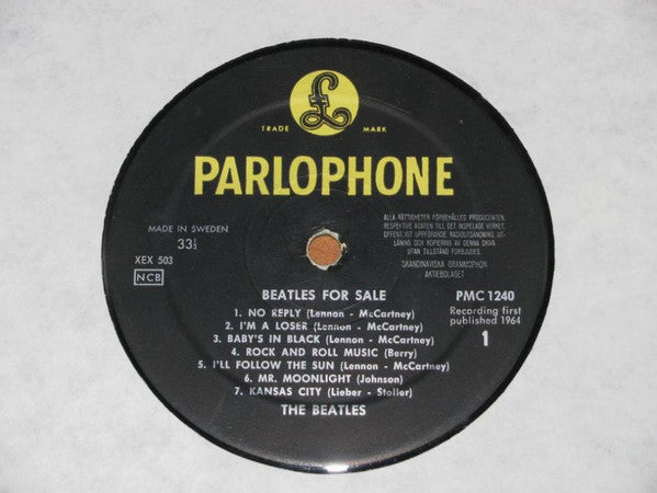 The Beatles : Beatles For Sale (LP, Album, Mono, Gat)