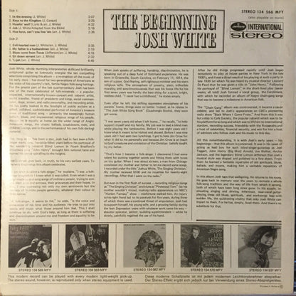 Josh White : The Beginning (LP, Comp, RE)