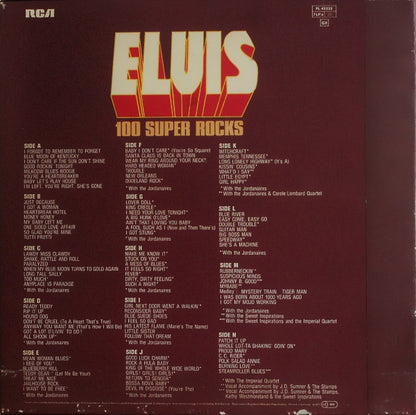 Elvis Presley : 100 Super Rocks (Box, Comp + 7xLP, Comp, Ora)