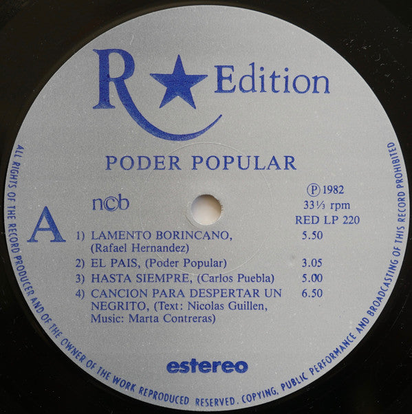 Poder Popular (2) : Poder Popular (LP, Album)