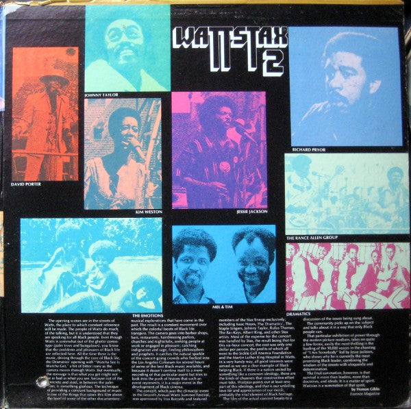 Various : The Living Word - Wattstax 2 (2xLP, Album, Mon)