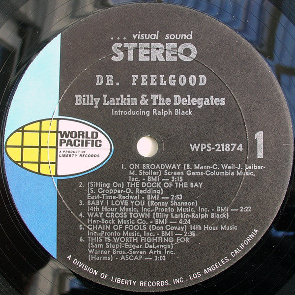 Billy Larkin And The Delegates Introducing Ralph Black : Dr. Feelgood (LP, Album)