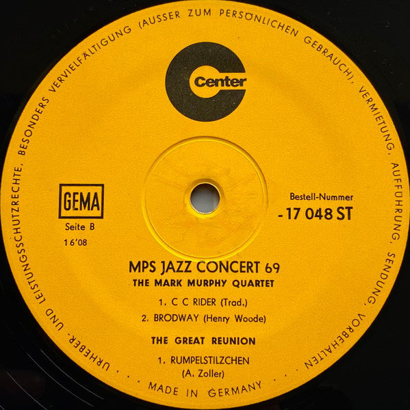 Various : MPS Jazz Concert '69 (LP, Comp)