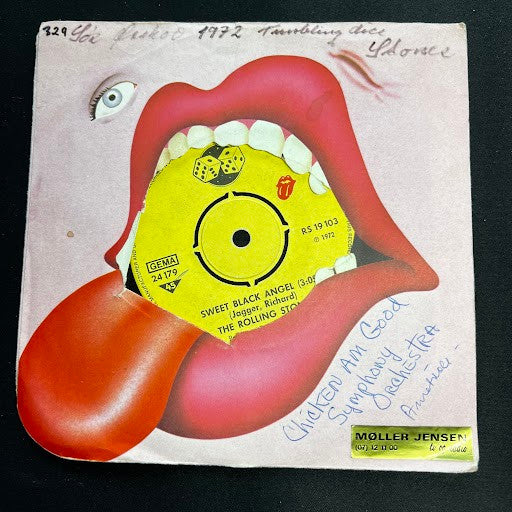 The Rolling Stones : Tumbling Dice / Sweet Black Angel (7", Single, 4 P)