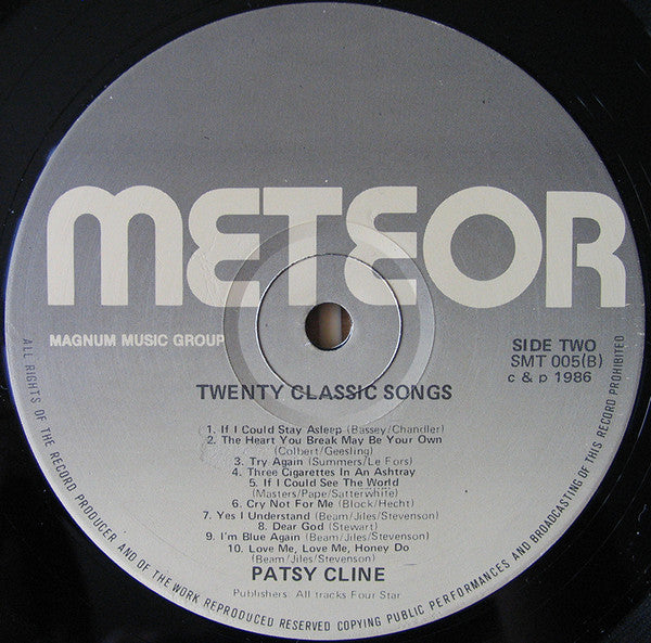 Patsy Cline : 20 Classic Tracks (LP, Comp)