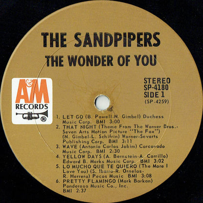 The Sandpipers : The Wonder Of You (LP, Album)