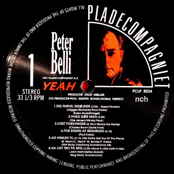 Peter Belli : Yeah (LP, Album)