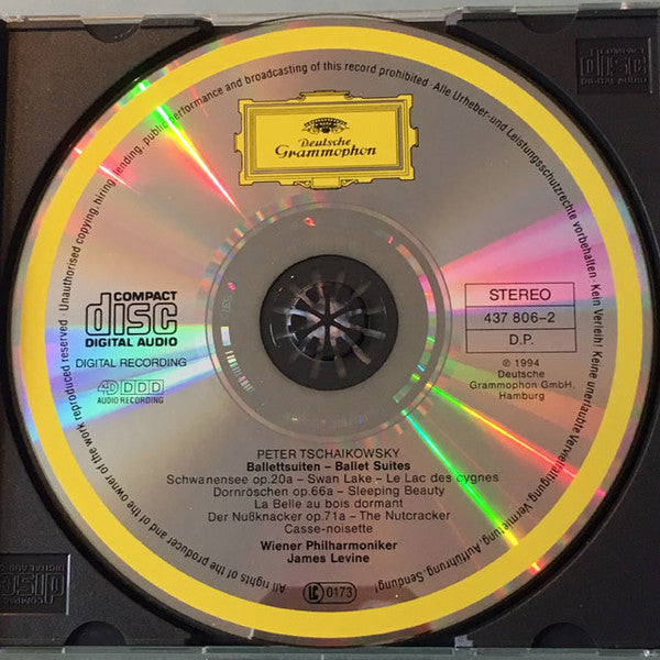 Pyotr Ilyich Tchaikovsky - Wiener Philharmoniker ‧ James Levine (2) : Ballet Suites: Swan Lake ‧ Sleeping Beauty ‧ The Nutcracker (CD, Album)