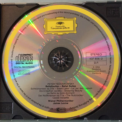 Pyotr Ilyich Tchaikovsky - Wiener Philharmoniker ‧ James Levine (2) : Ballet Suites: Swan Lake ‧ Sleeping Beauty ‧ The Nutcracker (CD, Album)