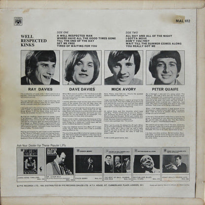 The Kinks : Well Respected Kinks (LP, Comp, Mon)