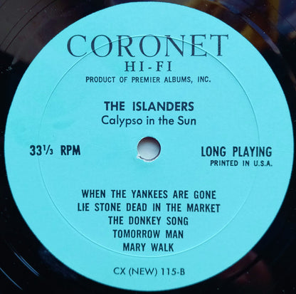 Harry Belafonte / The Islanders (6) : Harry Belafonte Sings Five Early Songs / Calypso In The Sun (LP, Mono, RE)