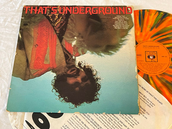 Various : That's Underground (The Rock Machine Turns You On) (LP, Comp, Ora)