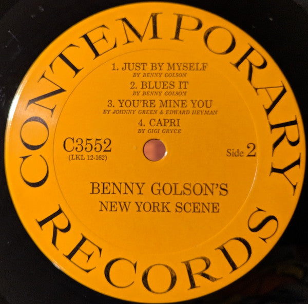 Benny Golson : Benny Golson's New York Scene (LP, Album, Mono, RE)