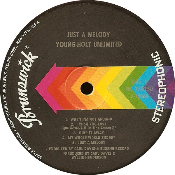 Young Holt Unlimited : Just A Melody (LP, Album, Pin)