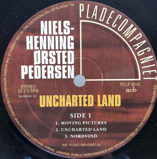 Niels-Henning Ørsted Pedersen : Uncharted Land (LP, Album)