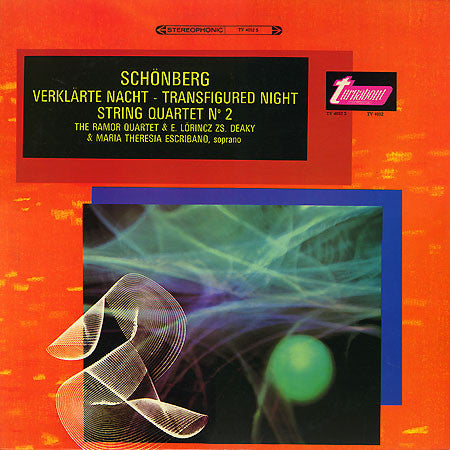 Arnold Schoenberg, Ramor Quartet & Edith Lörincz, Zsolt Deaky & Marie Therèse Escribano : Verklärte Nacht - Transfigured Night / String Quartet No. 2 (LP, Album)