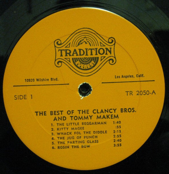 The Clancy Brothers & Tommy Makem : The Best Of The Clancy Bros. And Tommy Makem (LP, Comp, RE)