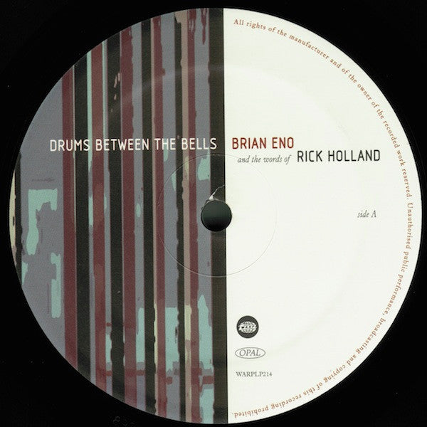 Brian Eno And The Words Of Rick Holland : Drums Between The Bells (2xLP, Album)