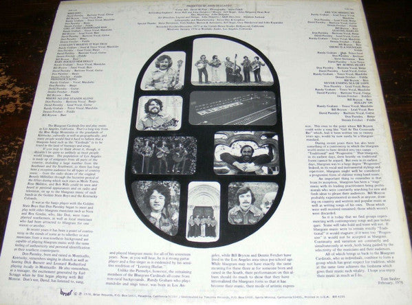 The Bluegrass Cardinals : The Bluegrass Cardinals (LP, Album)