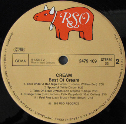 Cream (2) : Best Of Cream (LP, Comp, RE)