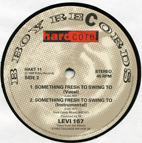 J.V.C. F.O.R.C.E. / Levi 167 : Strong Island / Something Fresh To Swing To (12")