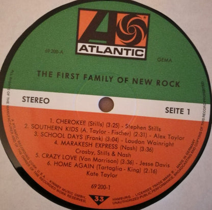 Various : The First Family Of New Rock (2xLP, Comp)