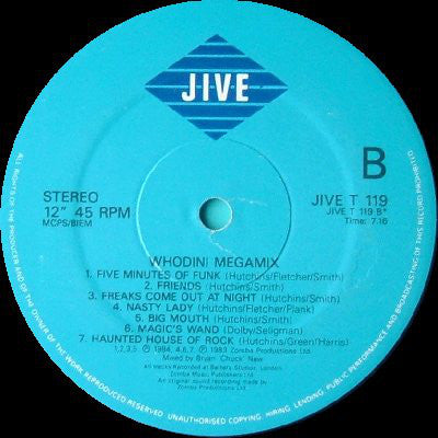 Whodini : Funky Beat (12")