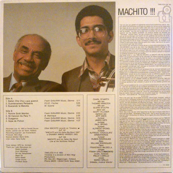 Machito And His Salsa Big Band : Machito!!! (LP, Album)