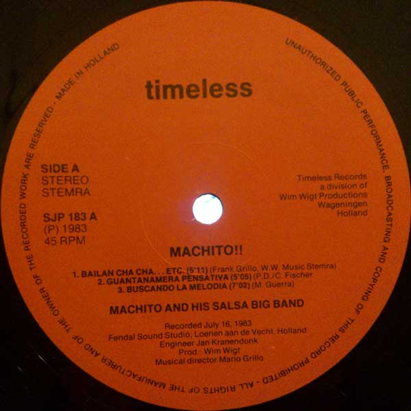 Machito And His Salsa Big Band : Machito!!! (LP, Album)