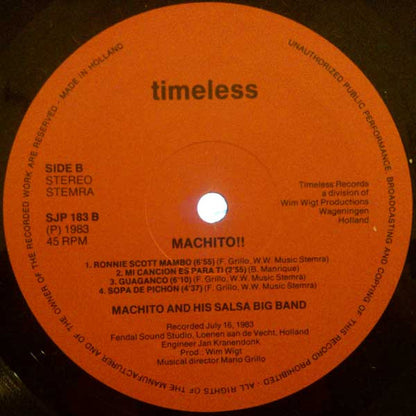 Machito And His Salsa Big Band : Machito!!! (LP, Album)