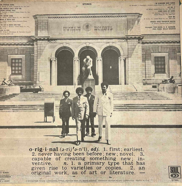 The Originals : Definitions (LP, Album)