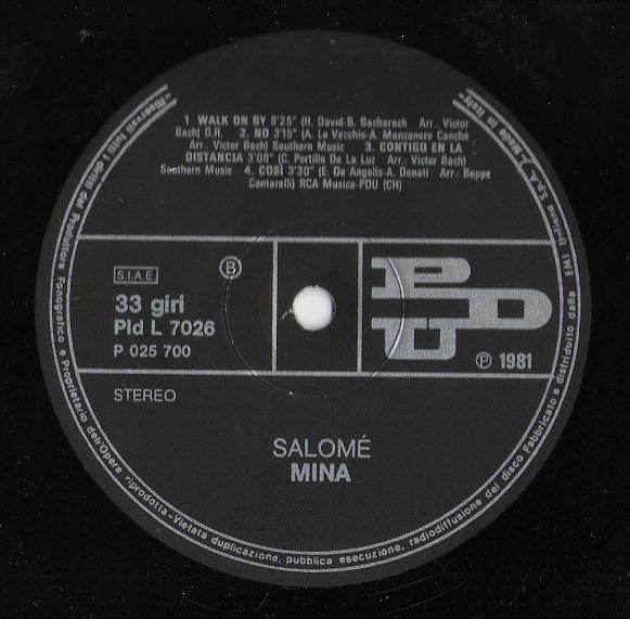 Mina (3) : Salomè (2xLP, Album, Gat)