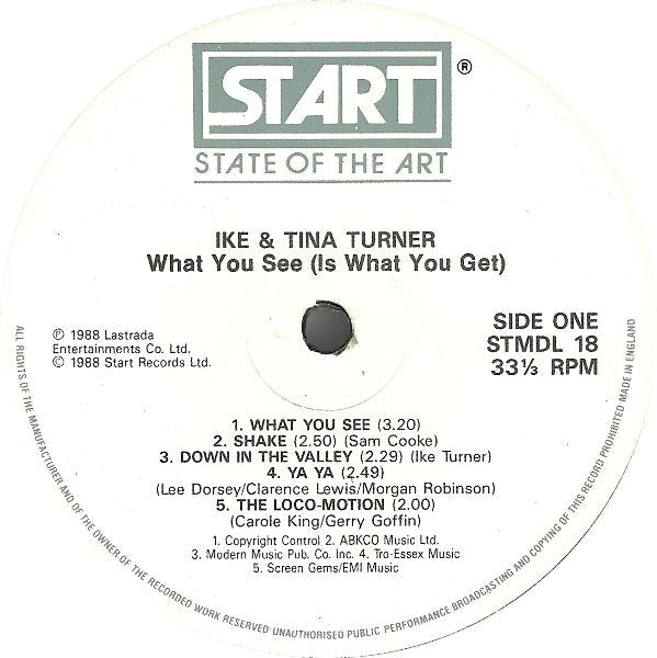 Ike & Tina Turner : What You See (Is What You Get) (2xLP, Comp)