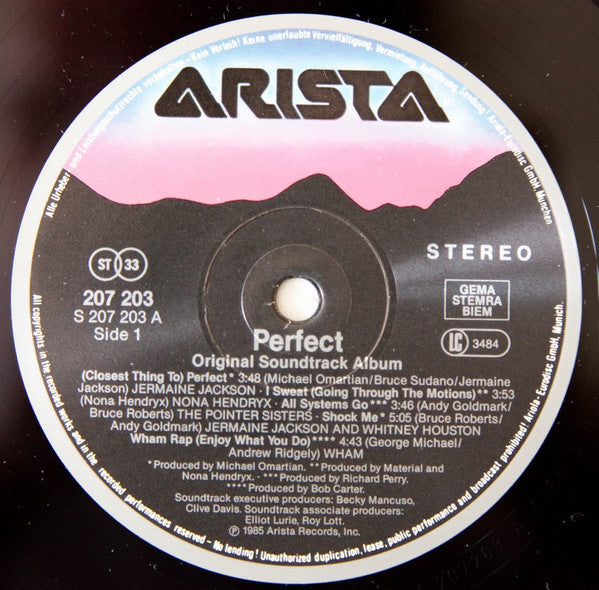 Various : Perfect (Original Soundtrack Album) (LP, Album)