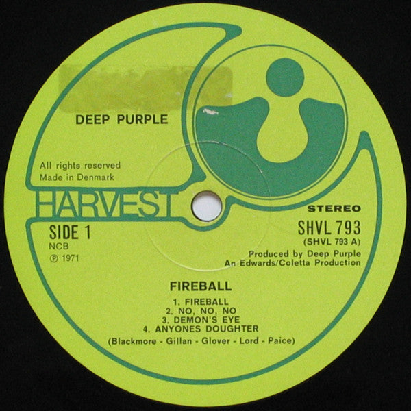 Deep Purple : Fireball (LP, Album)