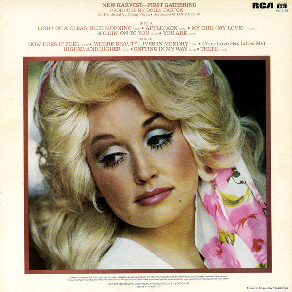 Dolly Parton : New Harvest ... First Gathering (LP, Album, Gat)