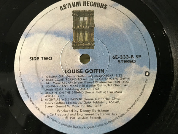 Louise Goffin : Louise Goffin (LP, Album, Spe)