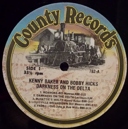 Kenny Baker (4) And Bobby Hicks : Darkness On The Delta (LP, Album)