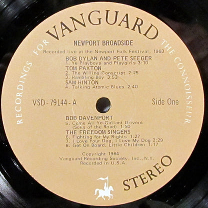 Various : Newport Broadside (LP, Album, Club, RE, Pre)